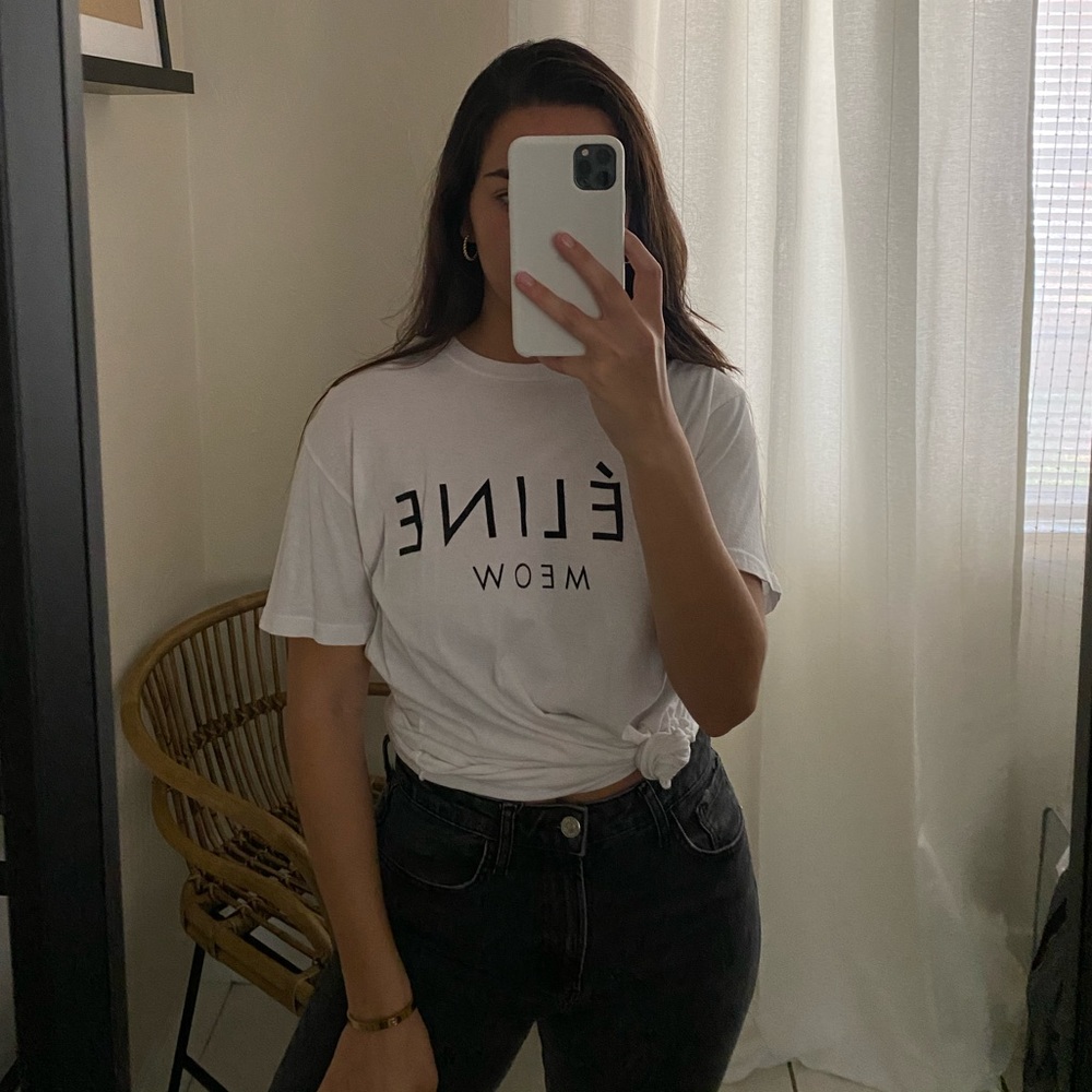 COPY - Feline white t-shirt